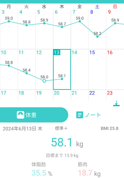 13日目測定結果